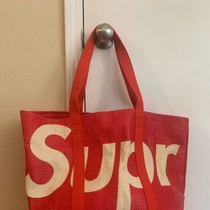 Supreme Zip Tote [Dark Red] — PURE